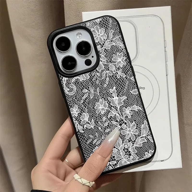 White Lace Patterned Lychee Te - Phone Cases Dior recensie en prijs