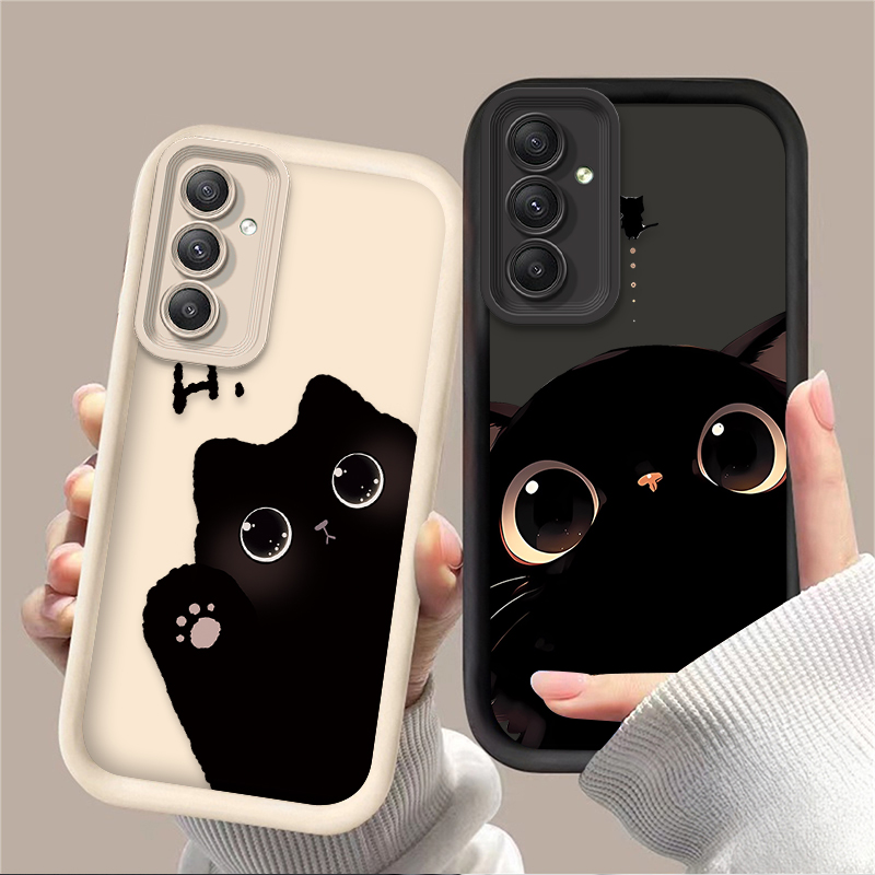 Lovely Big Eyed Cat Phone Case - Phone Cases For Samsung A14 recensie en prijs