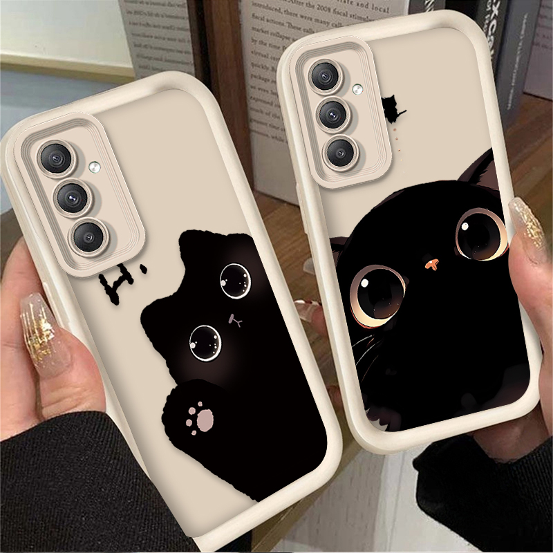 Lovely Big Eyed Cat Phone Case - Phone Cases For Samsung A14 recensie en prijs
