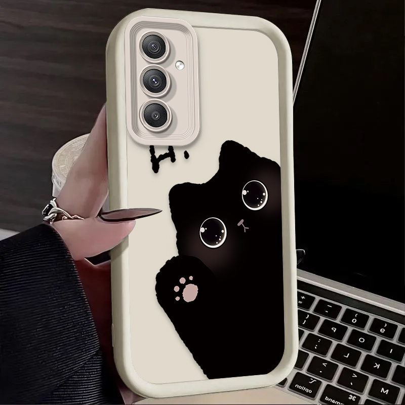 Lovely Big Eyed Cat Phone Case - Phone Cases For Samsung A14 recensie en prijs