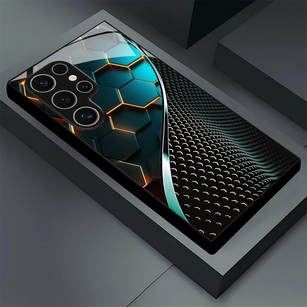Creative Honeycomb Wood Patter - Phone Cases Samsung S24 recensie en prijs