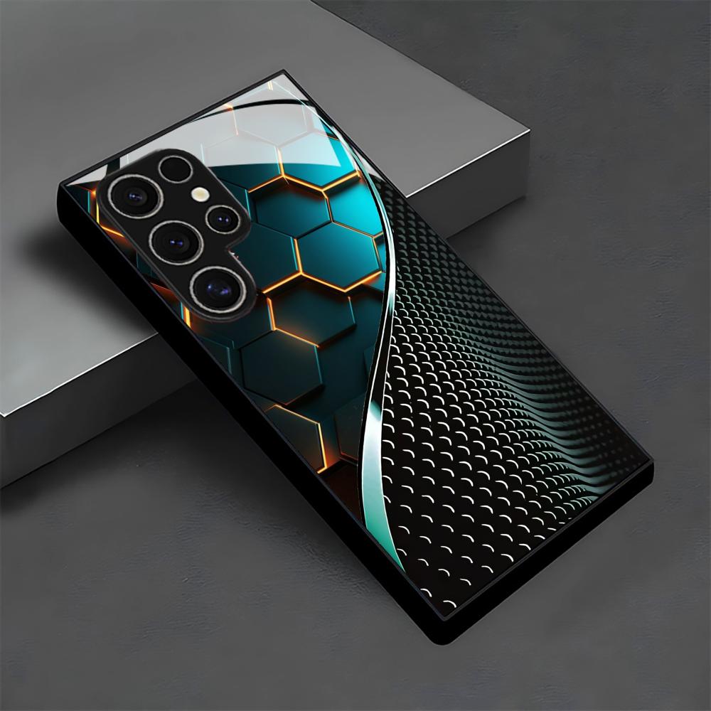 Creative Honeycomb Wood Patter - Phone Cases Samsung S24 recensie en prijs