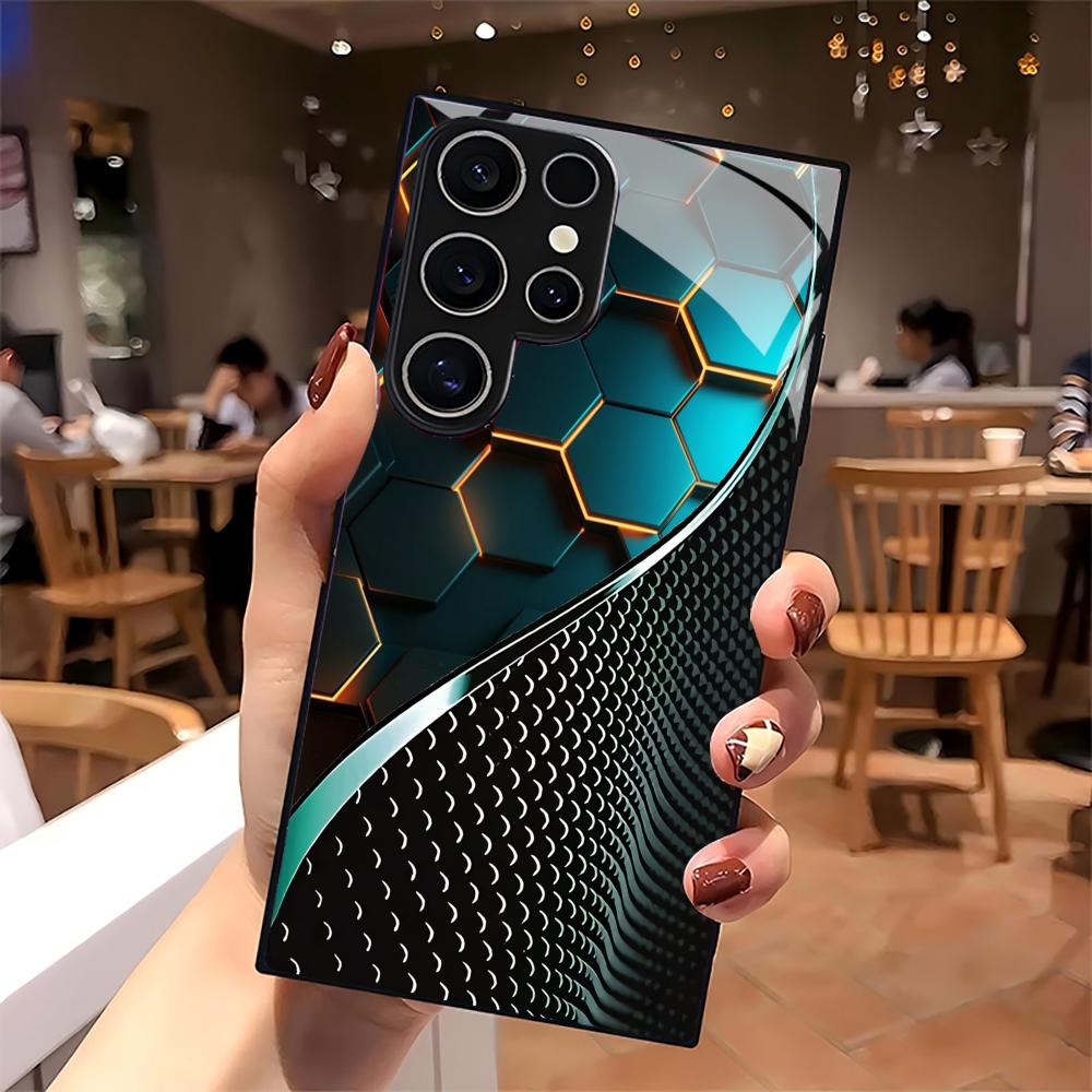 Creative Honeycomb Wood Patter - Phone Cases Samsung S24 recensie en prijs