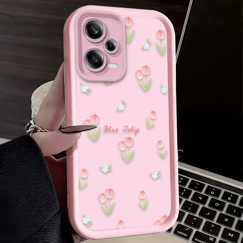 Retro Tulip Flower Phone Case  - Phone Cases Xiaomi 14 recensie en prijs