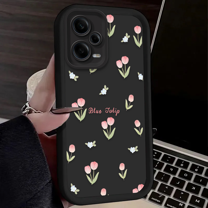 Retro Tulip Flower Phone Case  - Phone Cases Xiaomi 14 recensie en prijs