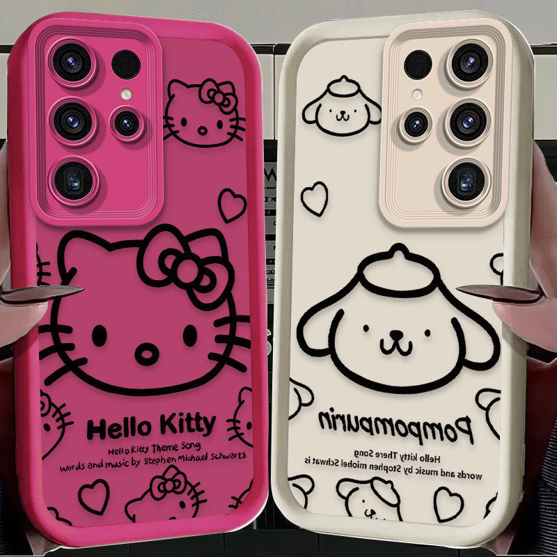 Sanrio Hello Kitty Pompom Puri - Phone Cases Samsung S24 recensie en prijs