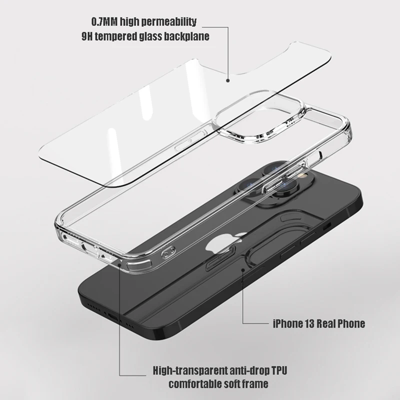 Luxury Tempered Glass Clear Ca - Phone Cases Classy recensie en prijs