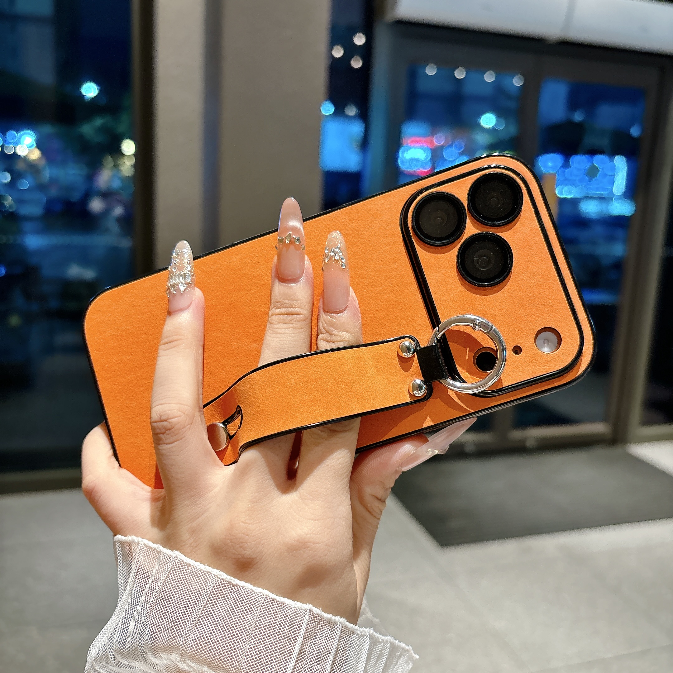 Suede Leather Wrist Strap Hold - Phone Cases Iphone 13 recensie en prijs