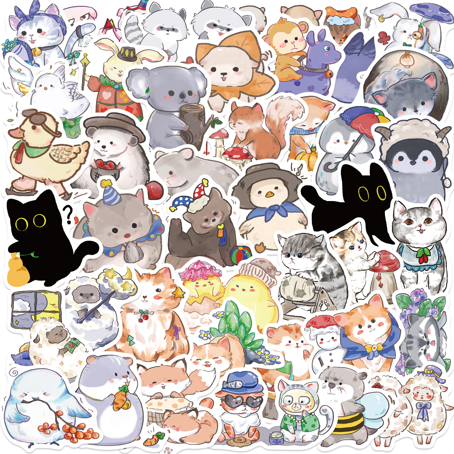 50PCS Cute Animal Water Bottle - Phone Cases Kids recensie en prijs