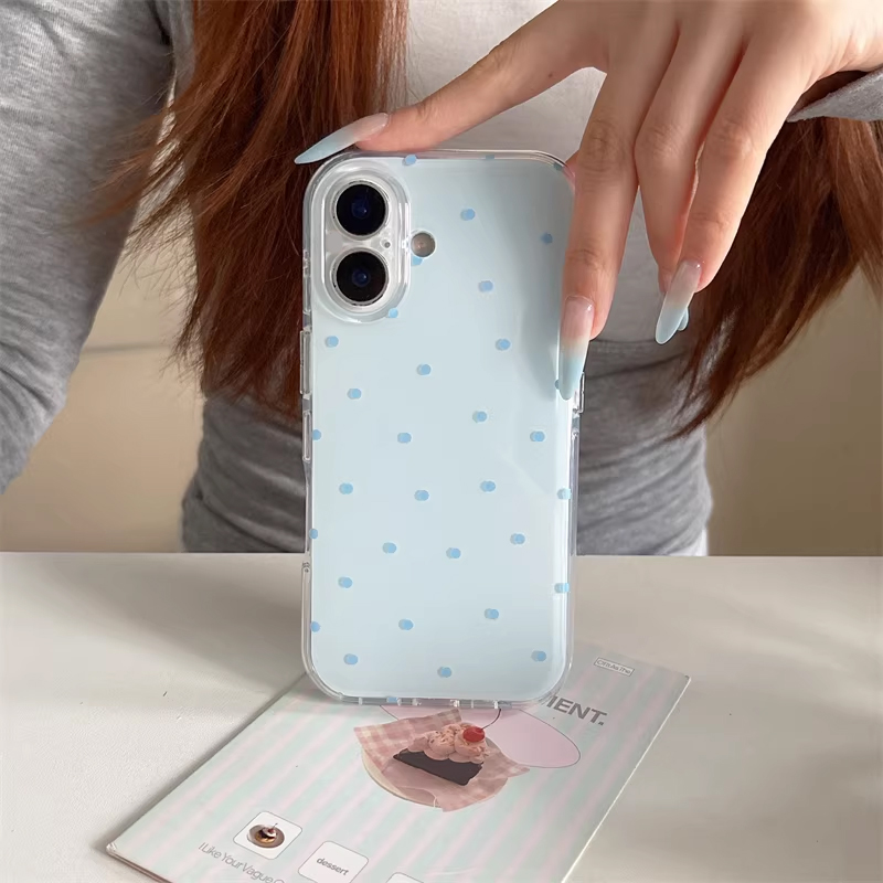 Korean Ins Girl Simple Blue Pi - Phone Cases Cute Iphone 13 recensie en prijs