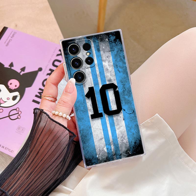 Cool Football Number 10 Transp - Phone Cases Samsung S24 recensie en prijs