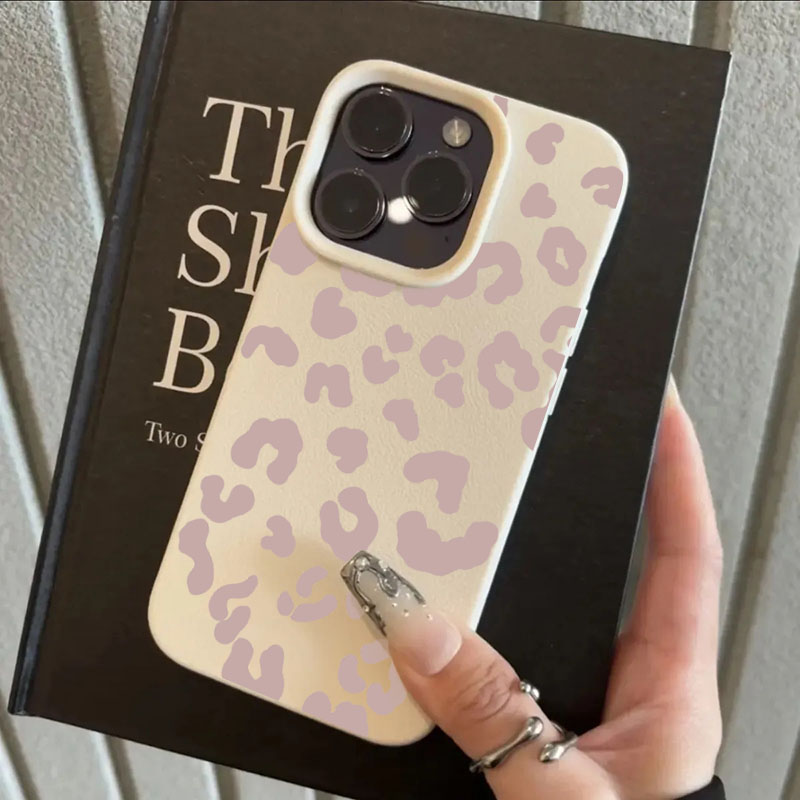 Pink Leopard Print Lichee Patt - Phone Cases Xiaomi 14 recensie en prijs