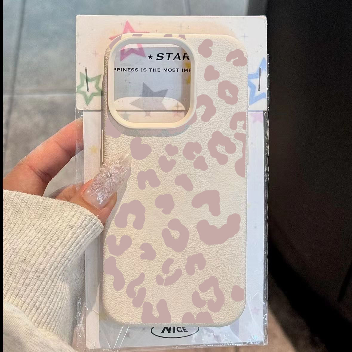Pink Leopard Print Lichee Patt - Phone Cases Xiaomi 14 recensie en prijs