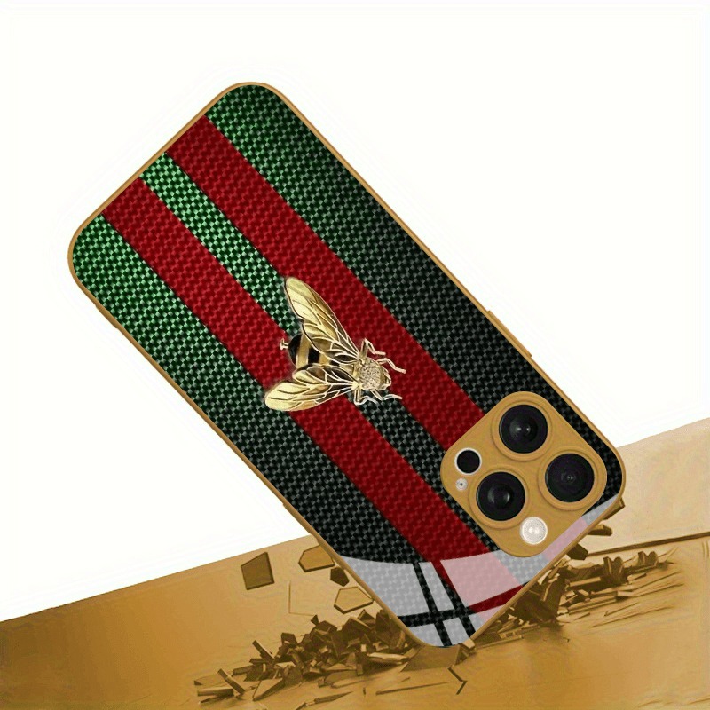 Red Green Striped Golden Bee G - Phone Cases Dior recensie en prijs
