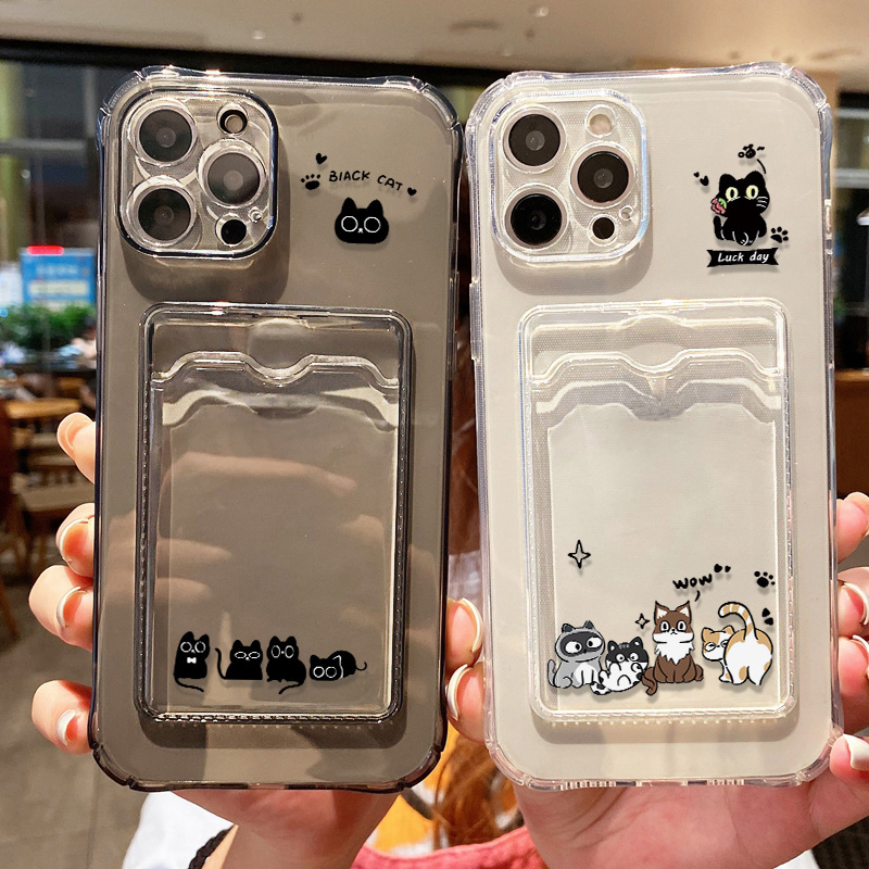 Cute Black Cat Phone Case For  - Phone Cases Cute Iphone 13 recensie en prijs