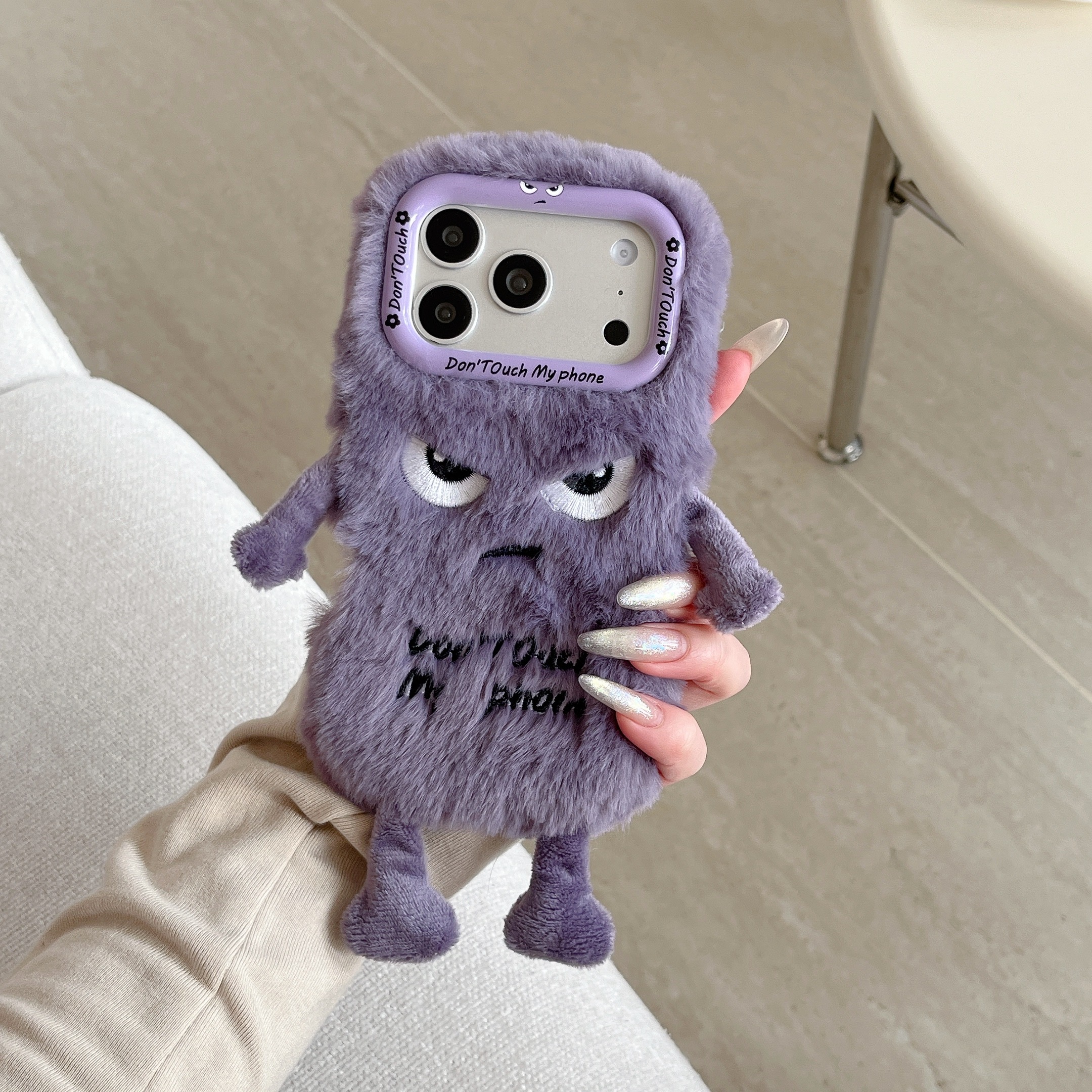 Cute Plush Phone Case with Qui - Phone Cases Cute Iphone 13 recensie en prijs