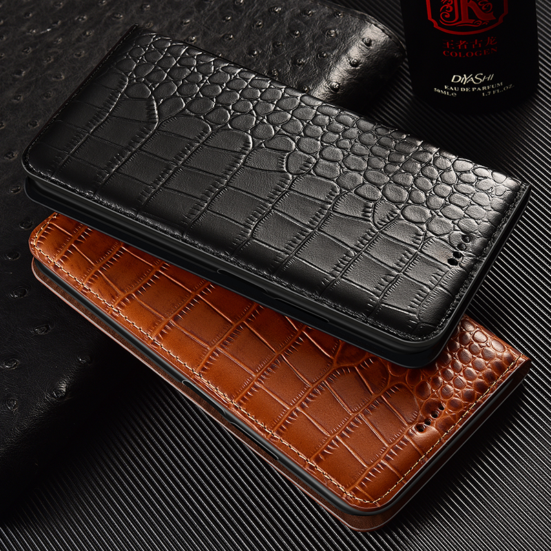 Crocodile Genuine Leather Flip - Phone Cases Classy recensie en prijs
