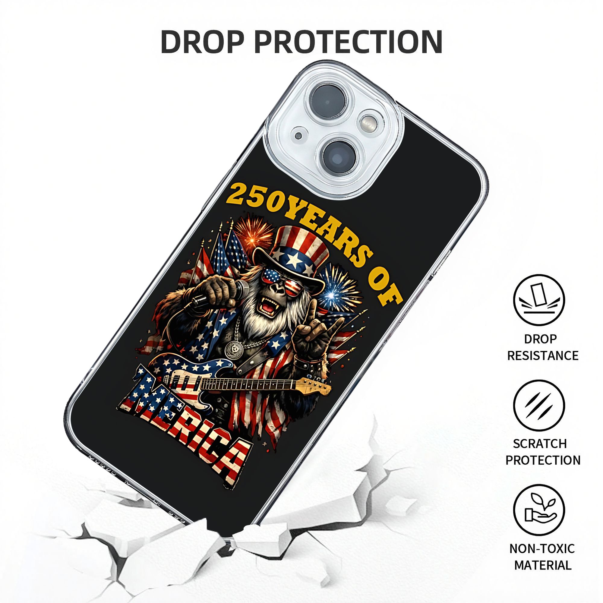 Celebrating Rock Gorilla 250th - Phone Cases Usa recensie en prijs