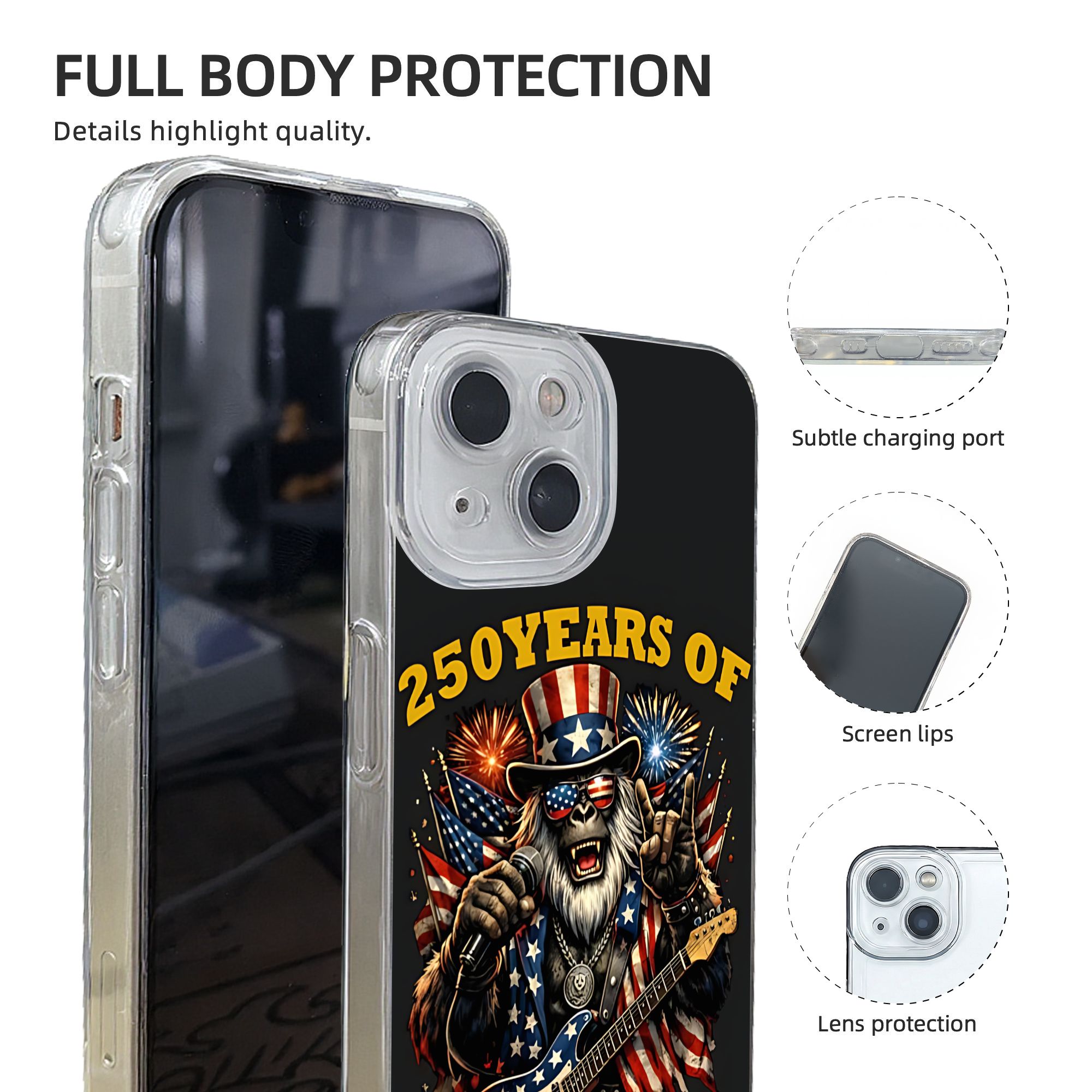 Celebrating Rock Gorilla 250th - Phone Cases Usa recensie en prijs