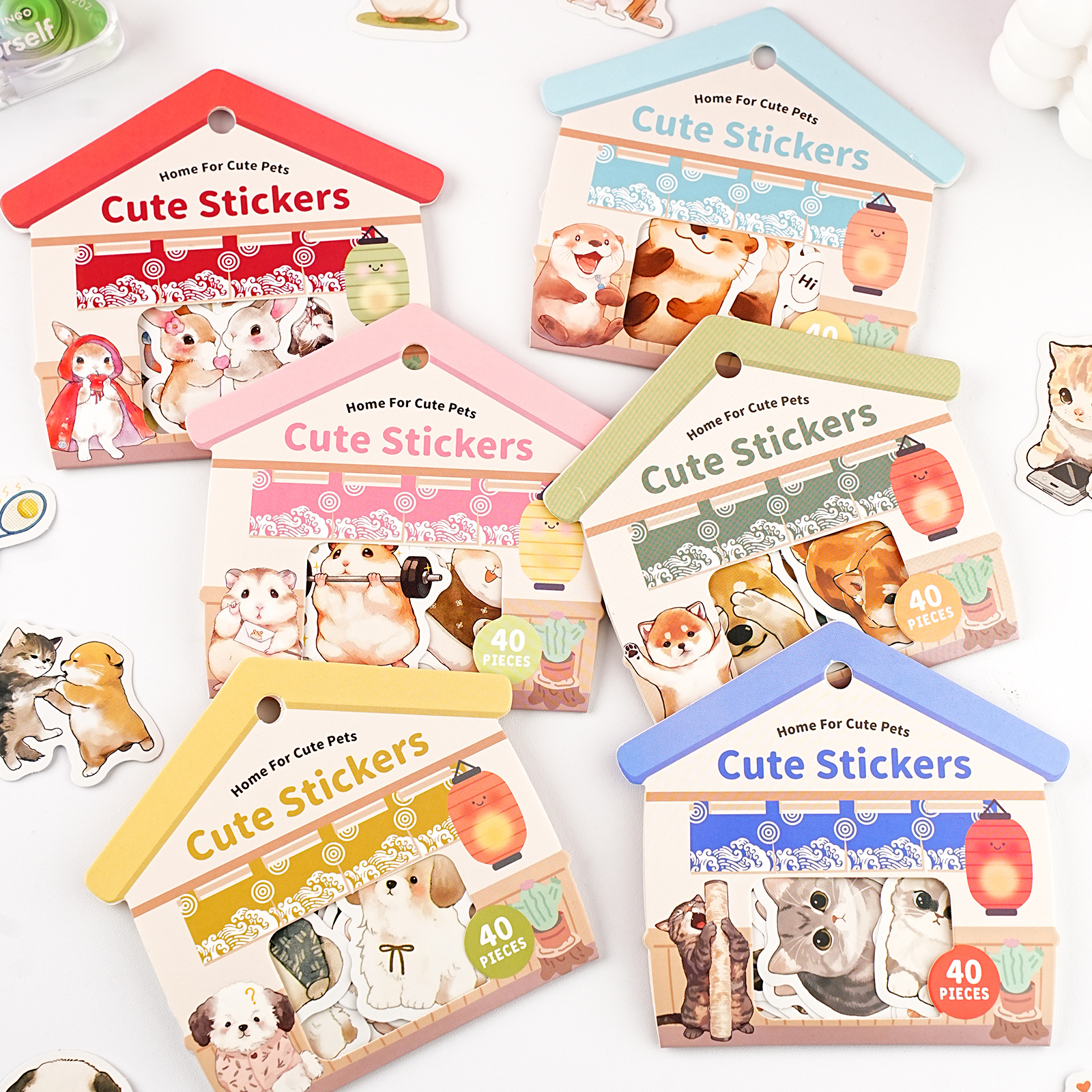 40pcs Cute Animal House Sticke - Phone Cases Kids recensie en prijs