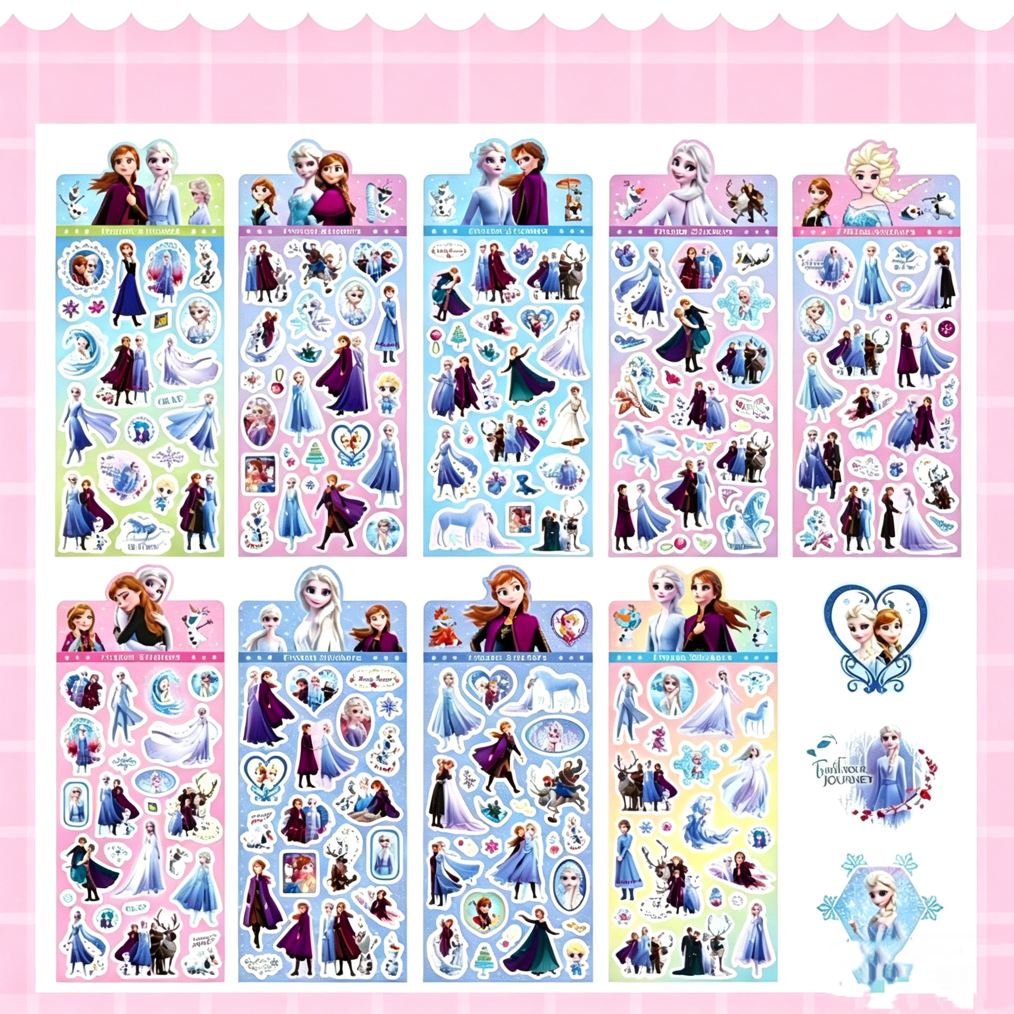 5Pcs Frozen 2 Laser Stickers,  - Phone Cases Kids recensie en prijs