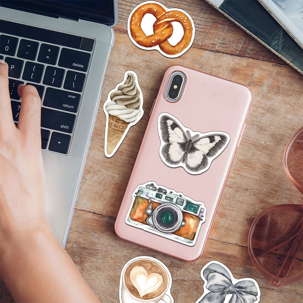 50Pcs Retro Graffiti Stickers  - Phone Cases Kids recensie en prijs